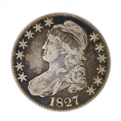 1827 Capped Bust Half Dollar Coin