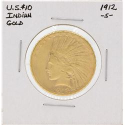 1912-S $10 Indian Head Eagle Gold Coin