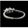 Image 3 : 14KT White Gold 0.50ctw Diamond Ring