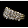 Image 2 : 14KT Yellow Gold 2.00ctw Diamond Ring