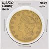 Image 1 : 1859-S $20 Liberty Head Double Eagle Gold Coin