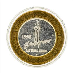 .999 Silver Stratosphere $10 Casino Gaming Token Limited Edition