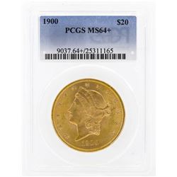 1900 $20 Liberty Head Double Eagle Gold Coin PCGS MS64+