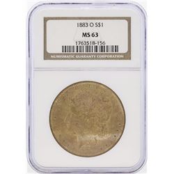 1883-O $1 Morgan Silver Dollar Coin NGC MS64