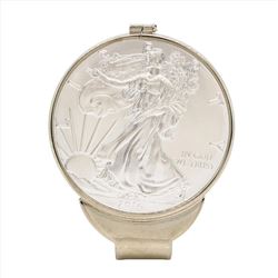 2016 $1 American Silver Eagle Coin Money Clip