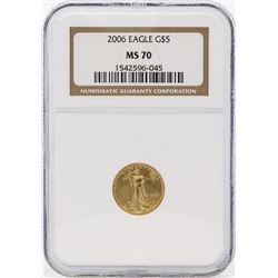 2006 $5 American Gold Eagle Coin NGC MS70