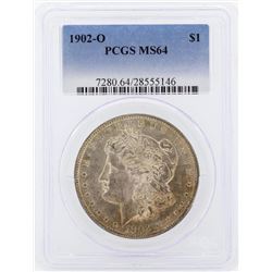 1902-O $1 Morgan Silver Dollar Coin PCGS MS64