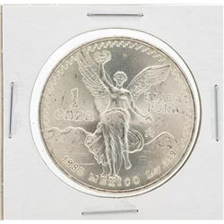 1985 Mexcian Libertad 1 Onza Silver Coin