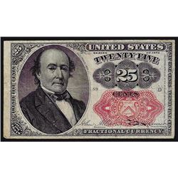 1874 Twenty-Five Cents Fifth Issue Fractional Note