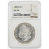 Image 1 : 1880-S $1 Morgan Silver Dollar Coin NGC MS65