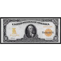 1907 $10 Large Size Gold Certificate Note