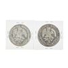 Image 2 : Set of (2) Mexico 8 Reales Silver Coins