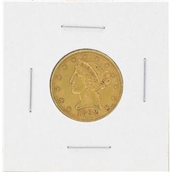 1892-S $5 Liberty Head Half Eagle Gold Coin