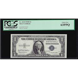 1935H $1 Silver Certificate Note PCGS Choice New 63PPQ