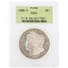 Image 1 : 1880-S $1 Morgan Silver Dollar Coin PCGS MS64