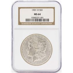 1901-O $1 Morgan Silver Dollar Coin NGC MS64