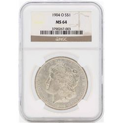 1904-O $1 Morgan Silver Dollar Coin NGC MS64