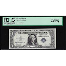 1935H $1 Silver Certificate Note PCGS Very Choice New 64PPQ