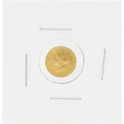 1851 $1 Liberty Head Type 1 Gold Dollar Coin