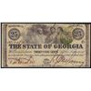 Image 1 : 1863 Twenty-Five Cents The State of Georgia Obsolete Note