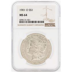 1901-O $1 Morgan Silver Dollar Coin NGC MS64