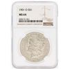 Image 1 : 1901-O $1 Morgan Silver Dollar Coin NGC MS64