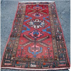 Simply Delightful Handmade Fine Persian Assad-Abad Hamedan Rug