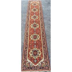 Simply enchanting High quality Heriz design Runner