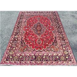Gorgeous and Lustrous High quality lush pile Fine Persian Tehran Rug