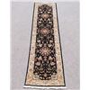 Image 2 : Gorgeously Contrasted Dark Toned Tabriz Design Runner