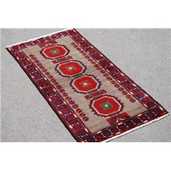 FINELY KNOTTED DELICATE PERSIAN TURKMEN RUG