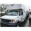 Image 1 : 2002 FORD E-550 SUPER DUTY, CUBE VAN, WHITE, VIN # 1FDAE55S92HB41162