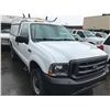 Image 2 : 2003 FORD F-250 XL SUPERDUTY, 2 DOOR PU, WHITE, VIN # 1FTNF21LX3ED26324