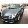 Image 1 : 2007 PONTIAC VIBE, 4 DOOR SW, GREY, VIN # 5Y2SL65887Z422086