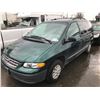 Image 1 : 1998 PLYMOUTH VOYAGER, 4 DOOR PASS VAN, GREEN, VIN # 2P4FP2535WR504008