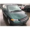 Image 2 : 1998 PLYMOUTH VOYAGER, 4 DOOR PASS VAN, GREEN, VIN # 2P4FP2535WR504008