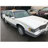 Image 2 : 1992 CADILLAC DEVILLE, 4DR SEDAN, WHITE, VIN # 1G6CD53B7N4321788