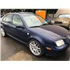 Image 2 : 2001 VOLKSWAGEN BORA WOLFSBURG EDITION, 4 DR, BLUE, VIN # 3VWSK29M91M120430