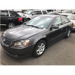 2005 NISSAN ALTIMA VIN 1N4AL11E15C168365