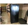 Image 1 : BLACK 2 DOOR METAL STORAGE CABINET WITH CONTENTS