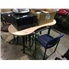 Image 1 : CURVED MAPLE COMPUTER DESK