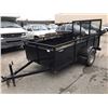 Image 1 : 2017 10FT UTILITY TRAILER, BLACK, VIN # LN5MFE