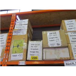 Assorted Clip Hanger Kits, Hanger/Tee/Adaptor Assembly, Ground Kits, Weatherproofing Kits, Butterfly