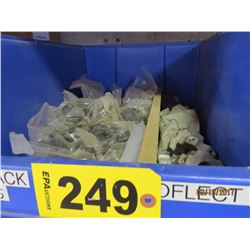 Plastic Black Cross T's & Micro Flect