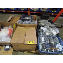 Pallet - hangers, angle adapters, hose clamps, connectors