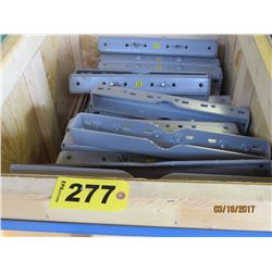 Wooden Crate - w/ metal brackets