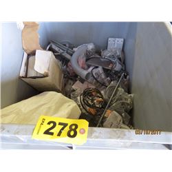 Plastic Wheeled Tub - w/ ground kits, angle adapters, u-bolts