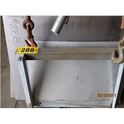 Misc sheet metal & angle iron frame