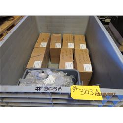 Grey Plastic Bin c/w Threaded Rod Kits & Angle Adaptors