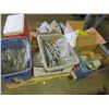 Image 2 : Pallet with Turn Buckles, Hardware, EMT Connectors & Corners, Cable Hangers, etc